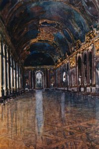 Grand Gallery, eller Galerie des Glaces, Versailles
